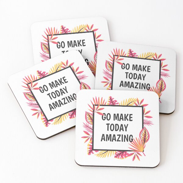 Item preview, Go Make Today Amazing  - Positive Quote designed and sold by silverhexagon.