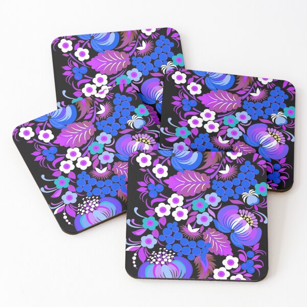 Item preview, hohloma blue flower designed and sold by Aleks96.