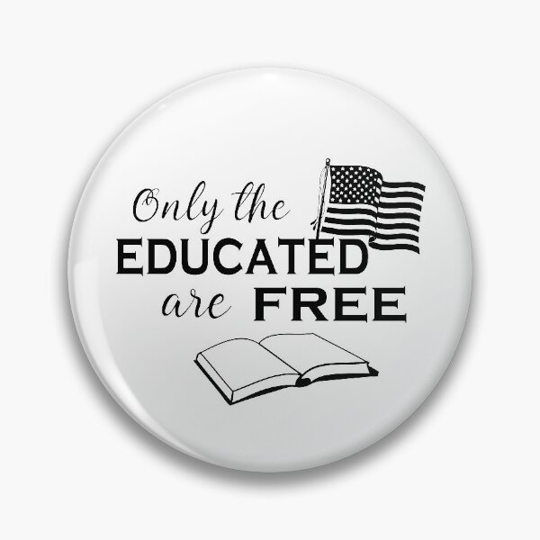 Item preview, Only the Educated are Free - Epictetus Freedom Quote designed and sold by SophiaJones3rd.