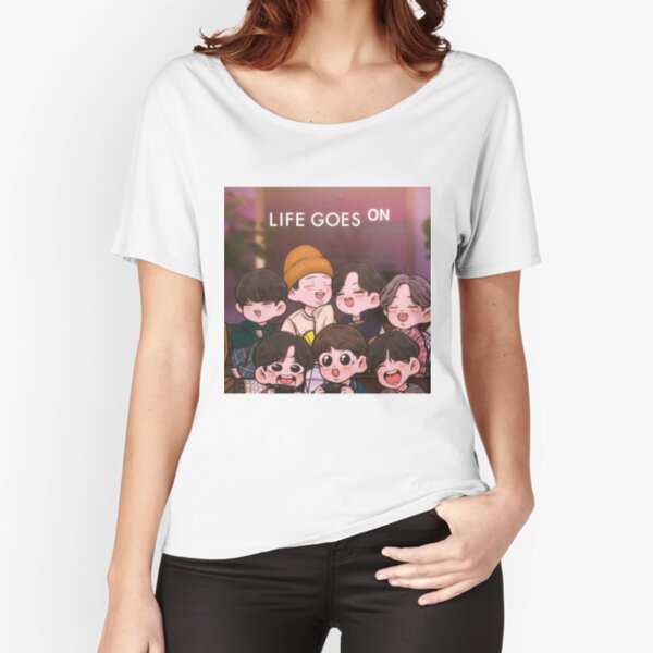BTS Life goes on T-SHIRT (長袖) Lサイズ Bts Life Goes On T-Shirts for Sale | Redbubble