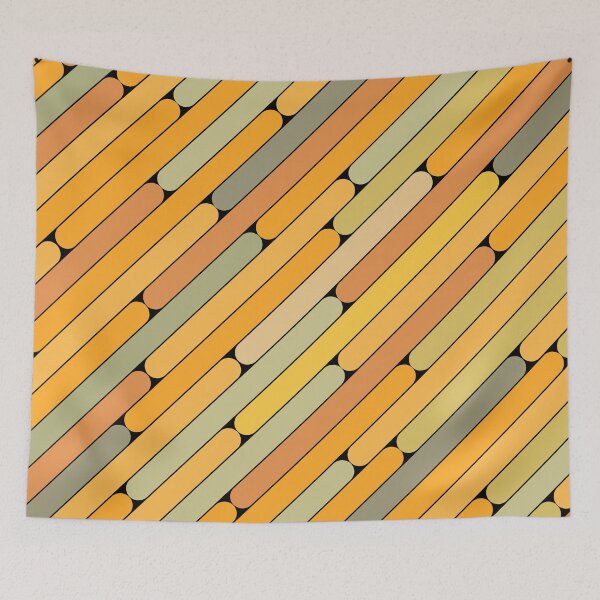 Item preview, Pineapple Color Diagonal Pattern designed and sold by MagicSpread.
