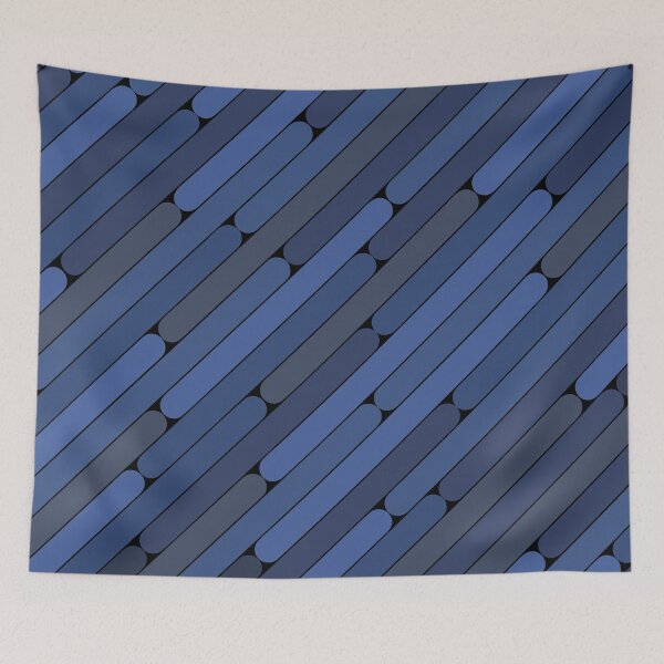 Item preview, Blueberry Color Diagonal Pattern designed and sold by MagicSpread.