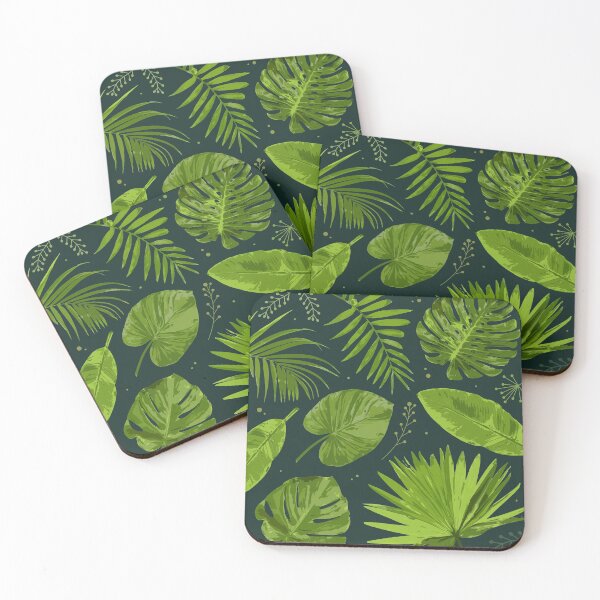 Item preview, Broad Tropical Leaf Nature Pattern for Lovers of Green designed and sold by Ransyn Art.