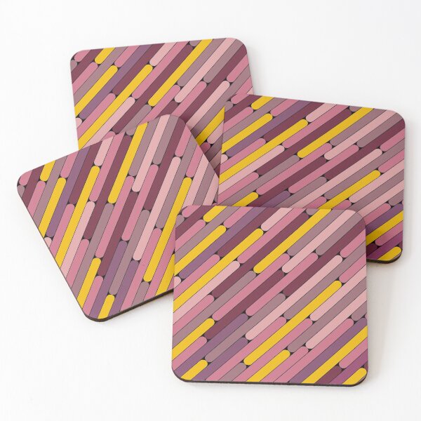 Item preview, Passion Fruit Color Diagonal Pattern designed and sold by MagicSpread.