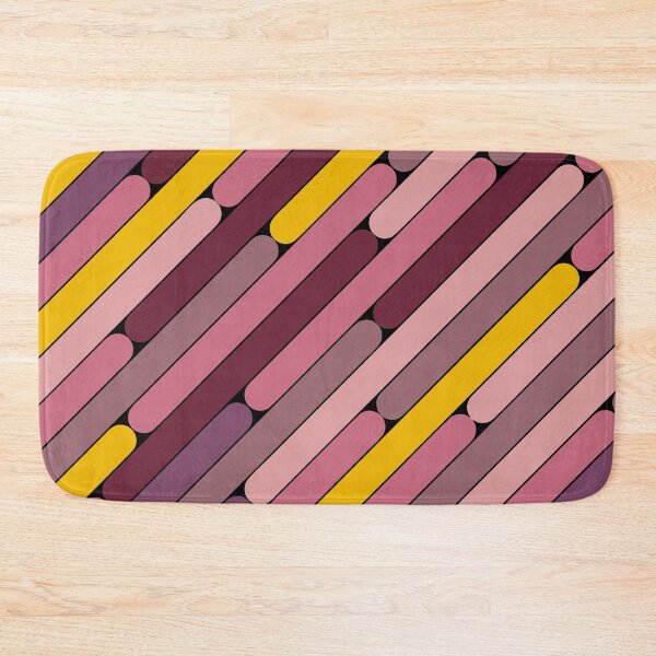 Item preview, Passion Fruit Color Diagonal Pattern designed and sold by MagicSpread.