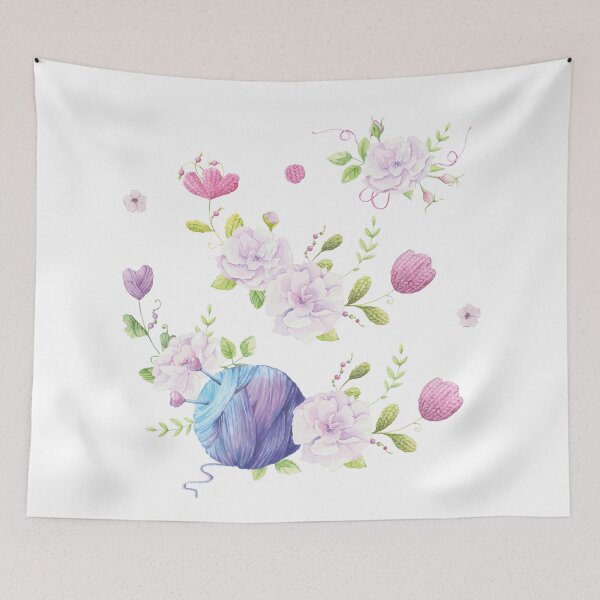 Item preview, Wool and flowers designed and sold by VerboShop.