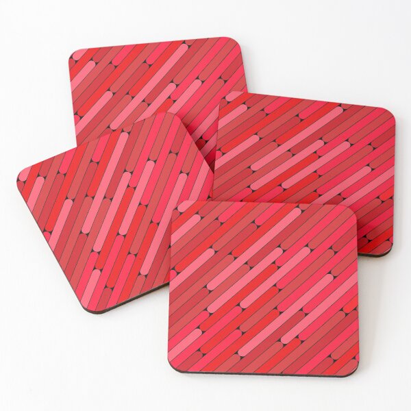 Item preview, Cherry Color Diagonal Pattern designed and sold by MagicSpread.