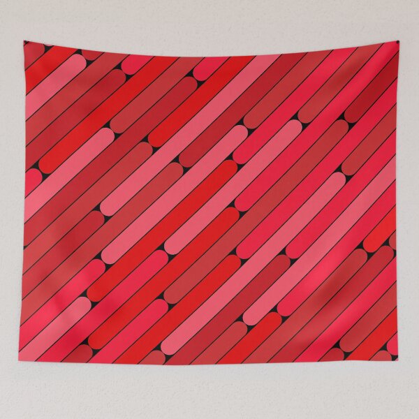 Item preview, Cherry Color Diagonal Pattern designed and sold by MagicSpread.