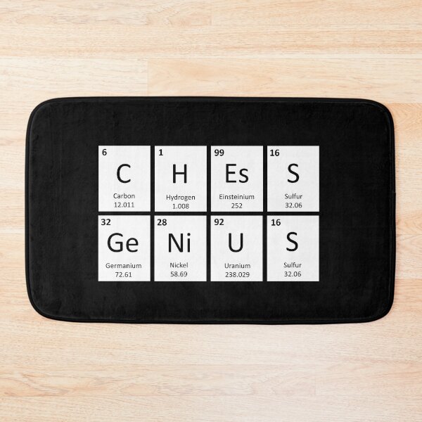 Item preview, Chess Genius Periodic Table - Chess Nerd designed and sold by LEFDDesigns.