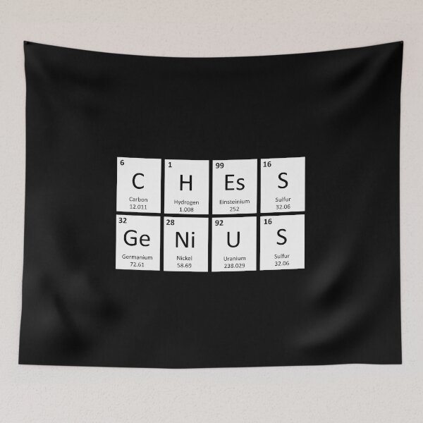 Item preview, Chess Genius Periodic Table - Chess Nerd designed and sold by LEFDDesigns.
