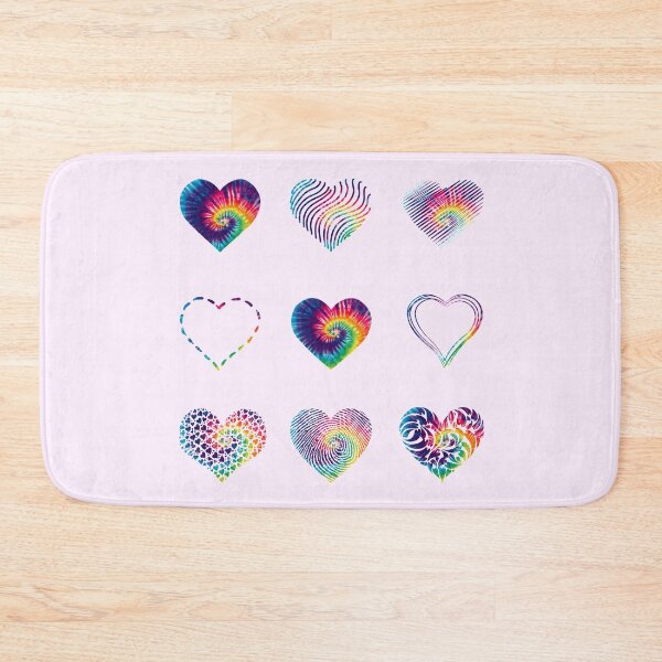 Item preview, Tie Dye Hearts variety value pack designed and sold by everything4eva.