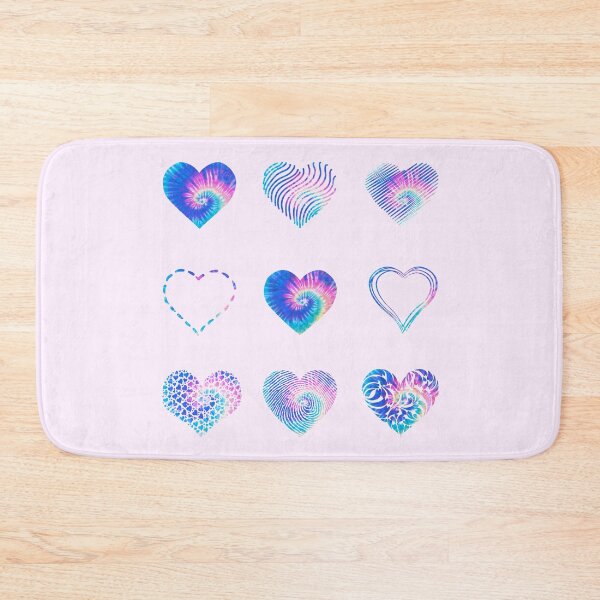 Item preview, Tie Dye Hearts variety value pack 2 designed and sold by everything4eva.