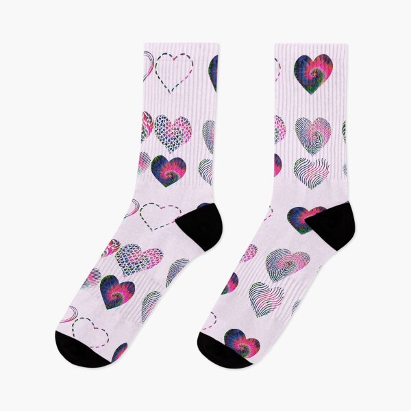 Item preview, Tie Dye Hearts variety value pack 3 designed and sold by everything4eva.