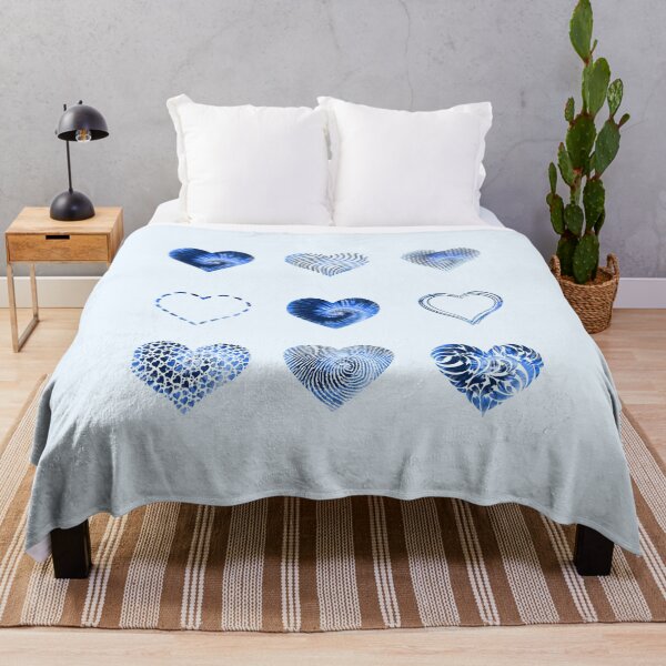 Item preview, Tie Dye Blue Hearts variety value pack designed and sold by everything4eva.