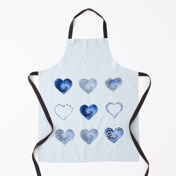 Item preview, Tie Dye Blue Hearts variety value pack designed and sold by everything4eva.
