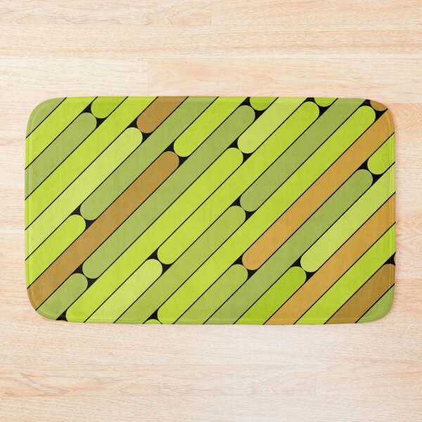 Item preview, Kiwi Fruit Color Diagonal Pattern designed and sold by MagicSpread.