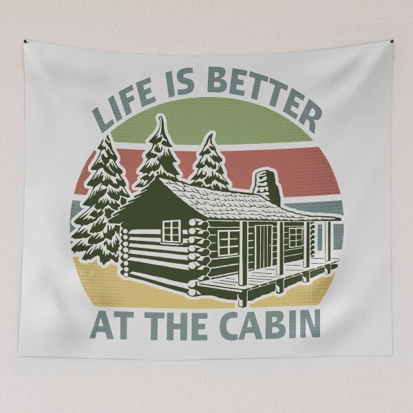 Item preview, Retro cabin life designed and sold by SidTastic .