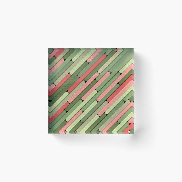 Item preview, Watermelon Color Diagonal Pattern designed and sold by MagicSpread.