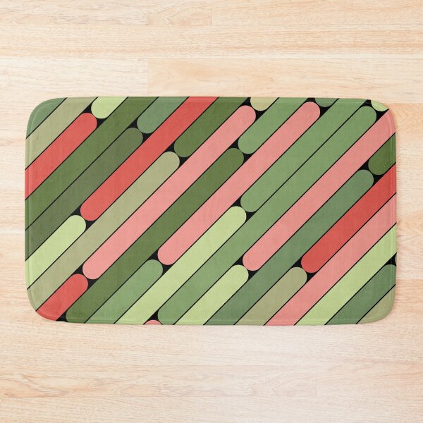 Item preview, Watermelon Color Diagonal Pattern designed and sold by MagicSpread.