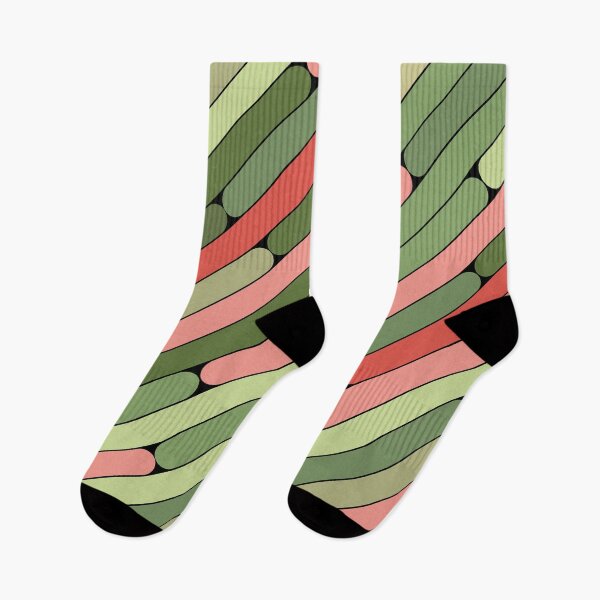 Item preview, Watermelon Color Diagonal Pattern designed and sold by MagicSpread.