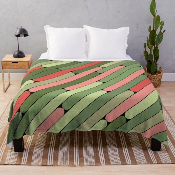 Item preview, Watermelon Color Diagonal Pattern designed and sold by MagicSpread.