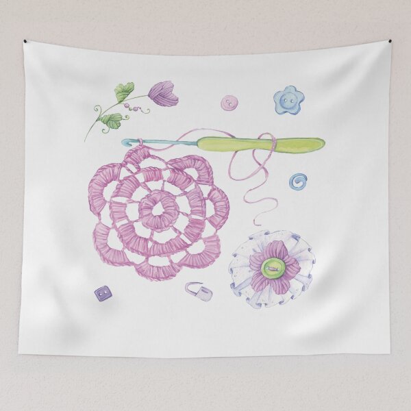 Item preview, Crochet and Flowers designed and sold by VerboShop.