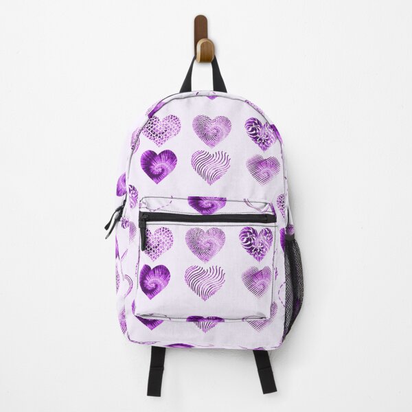 Item preview, Tie Dye Purple Hearts variety value pack designed and sold by everything4eva.
