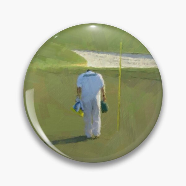 Item preview, Caddie bowed to the course. Masters 2021 designed and sold by DAEWI PARK.