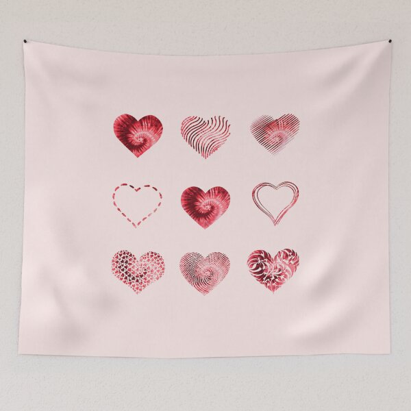 Item preview, Tie Dye Red Hearts variety value pack designed and sold by everything4eva.