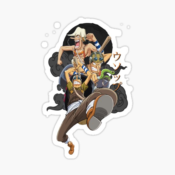 Usopp Evolution - One Piece Sticker for Sale by reelanimedragon
