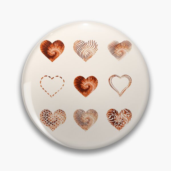 Item preview, Tie Dye Orange Hearts variety value pack designed and sold by everything4eva.