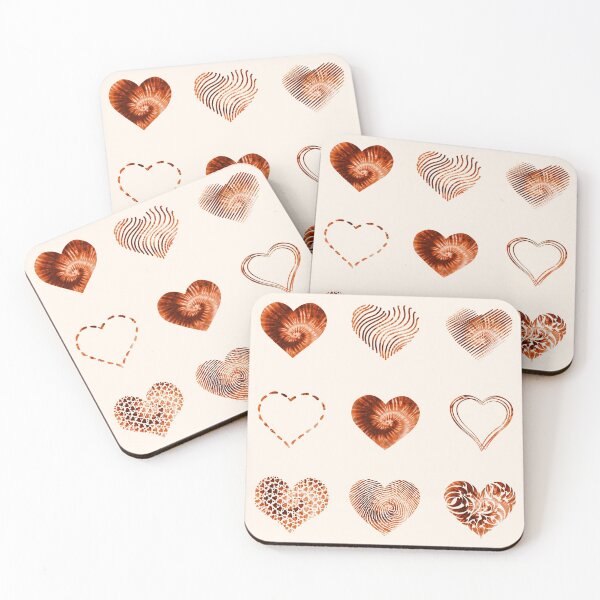 Item preview, Tie Dye Orange Hearts variety value pack designed and sold by everything4eva.