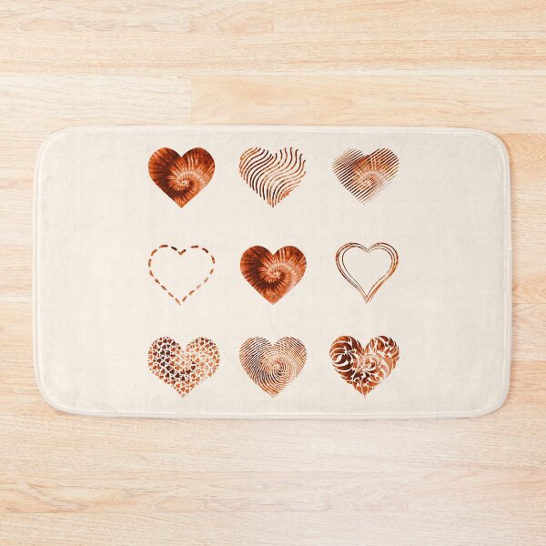 Item preview, Tie Dye Orange Hearts variety value pack designed and sold by everything4eva.