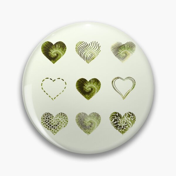 Item preview, Tie Dye Lime Green Hearts variety value pack designed and sold by everything4eva.