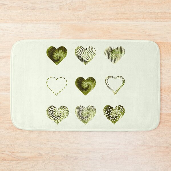 Item preview, Tie Dye Lime Green Hearts variety value pack designed and sold by everything4eva.