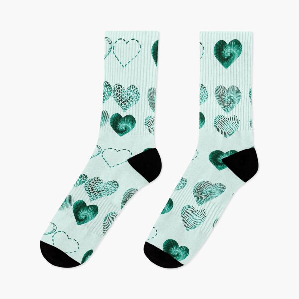 Item preview, Tie Dye Turquoise Hearts variety value pack designed and sold by everything4eva.