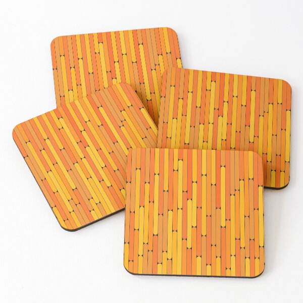 Item preview, Apricot Color Linear Pattern designed and sold by MagicSpread.