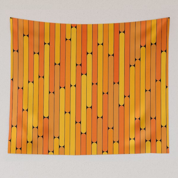 Item preview, Apricot Color Linear Pattern designed and sold by MagicSpread.
