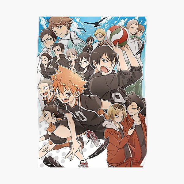 Anime Voley Sport Art Board Print for Sale by almonnick