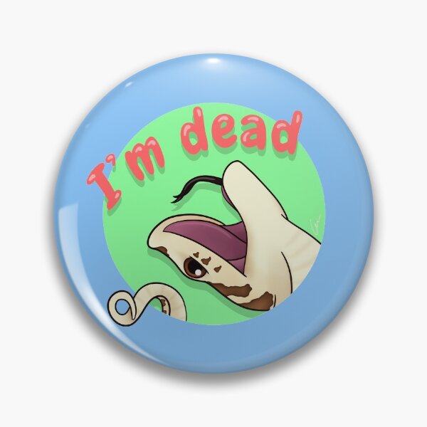 Item preview, Cute Western Hognose Snake playing dead designed and sold by anacecilia.