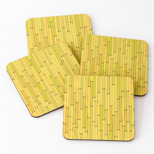 Item preview, Banana Color Linear Pattern designed and sold by MagicSpread.