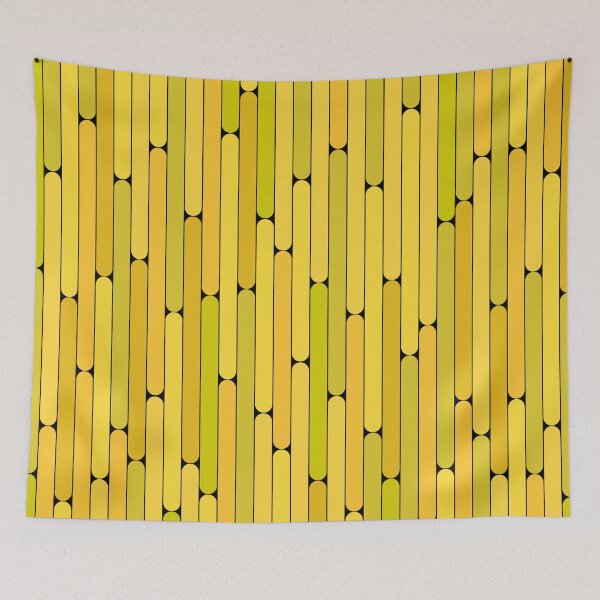Item preview, Banana Color Linear Pattern designed and sold by MagicSpread.