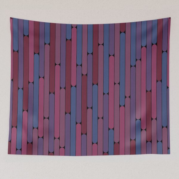 Item preview, Damson Color Linear Pattern designed and sold by MagicSpread.