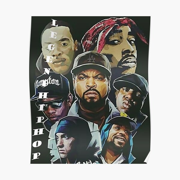 Legends Of Hip Hop Posters | Redbubble