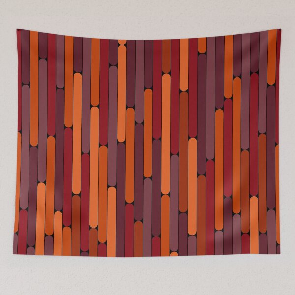 Item preview, Date Fruit Color Linear Pattern designed and sold by MagicSpread.