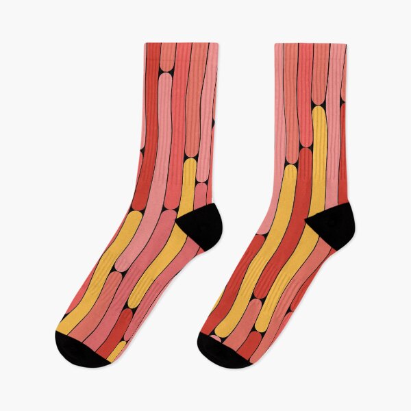 Item preview, Grapefruit Color Linear Pattern designed and sold by MagicSpread.