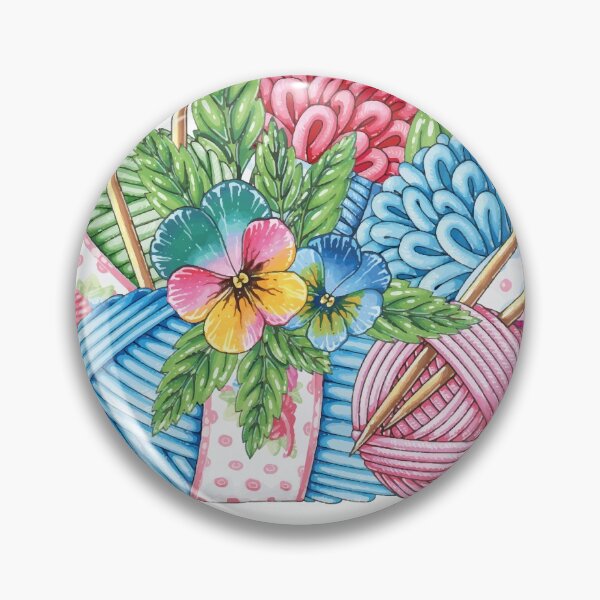 Item preview, Tropical Flowers and Yarn designed and sold by VerboShop.