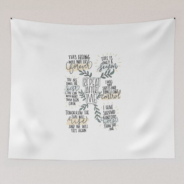 Item preview, Social Worker Positive Repeat After Me Poster designed and sold by Bartolomej.
