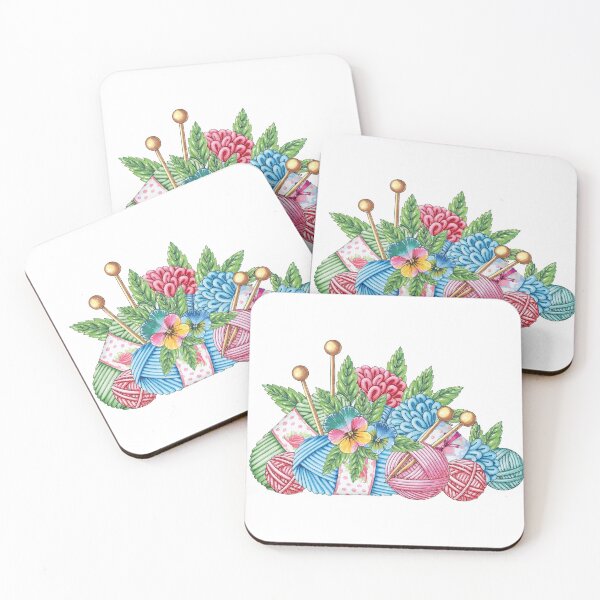 Item preview, Tropical Flowers and Yarn designed and sold by VerboShop.