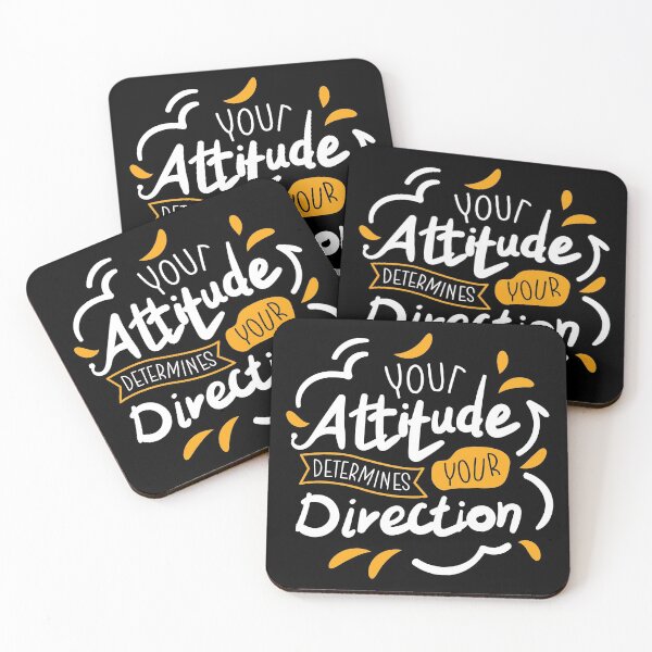 Item preview, your attitude determines your direction, motivation quote designed and sold by Nesdigiart.